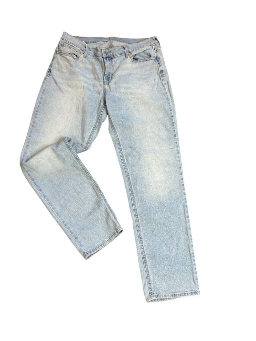 Old Navy WOW Light Wash Boyfriend Jeans Mid Rise Size 10